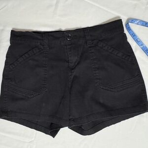 Supplies by UnionBay Alix Twill Short Black Size 10 (30W)